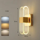 GobekUsa Elliptical LED Wall Lamp for Home Decor Bedside Lighting in Bedroom Living Room