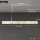 GobekUsa Glass Chandelier LED Ceiling Light Fixture Modern for Living Room Hotel Dining Hall