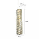 GobekUsa Glass Chandelier LED Ceiling Light Fixture Modern for Living Room Hotel Dining Hall