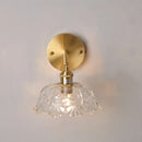 GobekUsa Clear Glass LED Wall Light with Pull Chain Switch