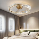 GobekUsa Crystal Rings LED Ceiling Light Dimmable Gold Lustre for Home Decoration