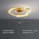 GobekUsa Crystal Rings LED Ceiling Light Dimmable Gold Lustre for Home Decoration