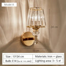 GobekUsa Glass Shade Wall Lamp: Modern Minimalist Nordic HomeDecoraction & Living Room Lighting