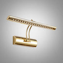 GobekUsa 16"/21.5" Modern Metal LED Bathroom Vanity Wall Sconce in Gold Finish