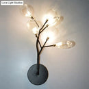 GobekUsa Modern firefly Tree Branch LED Wall Light for Bedroom Study Room
