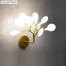 GobekUsa Modern firefly Tree Branch LED Wall Light for Bedroom Study Room