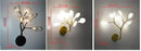 GobekUsa Modern firefly Tree Branch LED Wall Light for Bedroom Study Room