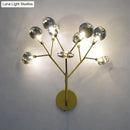GobekUsa Modern firefly Tree Branch LED Wall Light for Bedroom Study Room