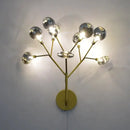 GobekUsa Modern firefly Tree Branch LED Wall Light for Bedroom Study Room