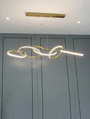 GobekUsa Elegant Chandelier for Dining Bar, Minimalist Art Lamps