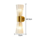 GobekUsa Crystal Wall Sconce: Modern Home Indoor Lighting for Living Room, Staircase & Hallway