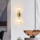 GobekUsa Crystal Wall Sconce: Modern Home Indoor Lighting for Living Room, Staircase & Hallway