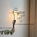 GobekUsa LED Wall Sconce Modern Nordic Design with Pull Chain Switch