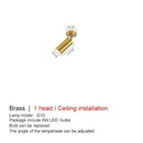GobekUsa Adjustable LED Ceiling Spotlight for Dining Kitchen Bedroom Background Lighting