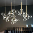 GobekUsa Frosted Glass Ball Pendant Light for Dining Room and Kitchen Decor