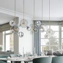 GobekUsa Frosted Glass Ball Pendant Light for Dining Room and Kitchen Decor