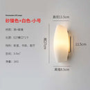 GobekUsa Cream Glass LED Wall Lamp for Bedroom Living Room Study