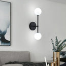 GobekUsa Frosted Glass Ball LED Wall Sconce - Indoor Home Lighting Fixture