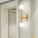 GobekUsa Frosted Glass Ball LED Wall Sconce - Indoor Home Lighting Fixture