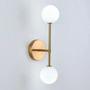 GobekUsa Frosted Glass Ball LED Wall Sconce - Indoor Home Lighting Fixture