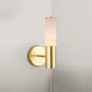 GobekUsa Modern Frosted Glass Wall Lamp with Gold LED