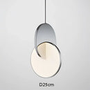 GobekUsa Geometric Circle Gold Iron Pendant Light Chandelier