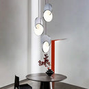 GobekUsa Geometric Circle Gold Iron Pendant Light Chandelier