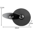 GobekUsa Geometric Circle Sculpture: Modern Metal Desk Ornament for Room Aesthetic