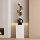 GobekUsa Geometric Electroplating Art Sculpture for Modern Luxury Home Decor