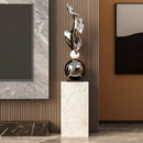GobekUsa Geometric Electroplating Art Sculpture for Modern Luxury Home Decor