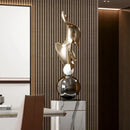 GobekUsa Geometric Electroplating Art Sculpture for Modern Luxury Home Decor