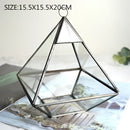 GobekUsa Geometric Glass Vase for Succulents and Flowers