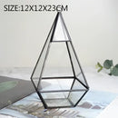 GobekUsa Geometric Glass Vase for Succulents and Flowers