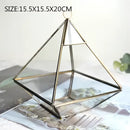 GobekUsa Geometric Glass Vase for Succulents and Flowers