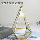 GobekUsa Geometric Glass Vase for Succulents and Flowers