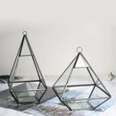 GobekUsa Geometric Glass Vase for Succulents and Flowers