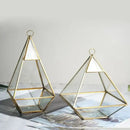 GobekUsa Geometric Glass Vase for Succulents and Flowers