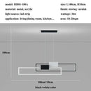 GobekUsa Geometric LED Pendant Lights for Dining Room Kitchen Bar Home Decor