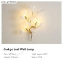 GobekUsa Flora - Modern Porcelain Leaves Wall Lights for Bedroom, living room Wall Decoration