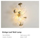 GobekUsa Flora - Modern Porcelain Leaves Wall Lights for Bedroom, living room Wall Decoration