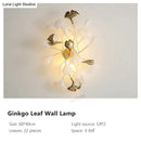 GobekUsa Flora - Modern Porcelain Leaves Wall Lights for Bedroom, living room Wall Decoration