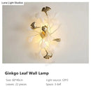 GobekUsa Flora - Modern Porcelain Leaves Wall Lights for Bedroom, living room Wall Decoration