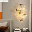 GobekUsa Flora - Modern Porcelain Leaves Wall Lights for Bedroom, living room Wall Decoration