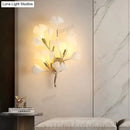GobekUsa Flora - Modern Porcelain Leaves Wall Lights for Bedroom, living room Wall Decoration
