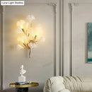 GobekUsa Flora - Modern Porcelain Leaves Wall Lights for Bedroom, living room Wall Decoration