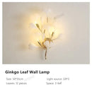 GobekUsa Flora - Modern Porcelain Leaves Wall Lights for Bedroom, living room Wall Decoration