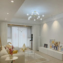 GobekUsa Glass Ball Modern Branch Chandelier - Magic Bean Design for Living Room
