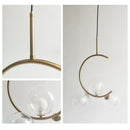 GobekUsa Glass Ball LED Chandelier for Dining Room, Kitchen, Bedroom, Bar