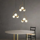 GobekUsa Glass Ball LED Chandelier for Dining Room, Kitchen, Bedroom, Bar
