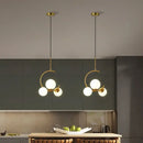 GobekUsa Glass Ball LED Chandelier for Dining Room, Kitchen, Bedroom, Bar